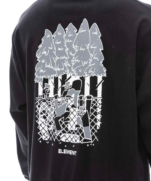 ELEMENT(エレメント)の「ELEMENT メンズ KSK BACK TO NATURE LS ロンT/エレメントバックプリント長袖ロンT(Tシャツ/カットソー・メンズ・ブラック/ホワイト/ベージュ・MEDIUM/LARGE/X-LARGE)」の12枚目の写真