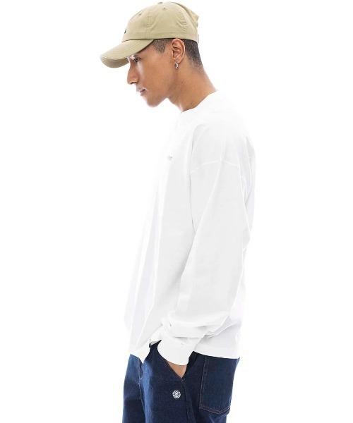 ELEMENT(エレメント)の「ELEMENT メンズ KSK BACK TO NATURE LS ロンT/エレメントバックプリント長袖ロンT(Tシャツ/カットソー・メンズ・ブラック/ホワイト/ベージュ・MEDIUM/LARGE/X-LARGE)」の5枚目の写真
