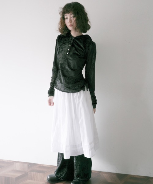 igi ベロアフーディー OPAL VELOUR HOODIE TEE / ベロアフーディー（パーカー）｜igi