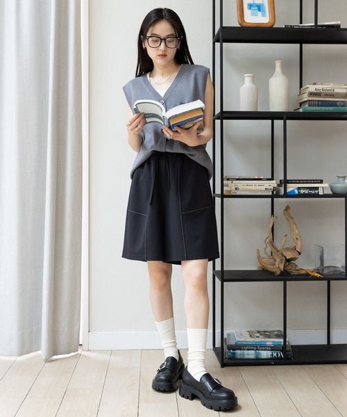 RAGEBLUE（レイジブルー）の「抗菌・防臭/トラックソール厚底コインローファー（ローファー・レディース・ブラック/その他8/ブラウン・MEDIUM/LARGE）」の21枚目の写真