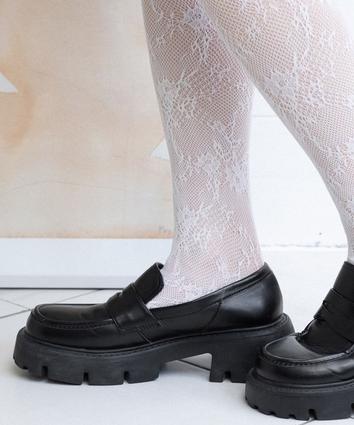 RAGEBLUE（レイジブルー）の「抗菌・防臭/トラックソール厚底コインローファー（ローファー・レディース・ブラック/その他8/ブラウン・MEDIUM/LARGE）」の17枚目の写真