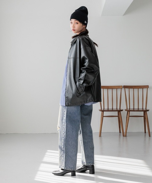 LOWRYS FARM（ローリーズファーム）の「ＴＨＥＭＥＴ　ＫＮＩＴ　ＮＥ　283952（ニットキャップ/ビーニー・レディース・ホワイト/ブラック・FREE）」の22枚目の写真