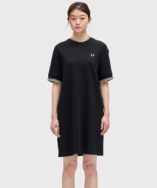 FRED PERRY（フレッドペリー）の「Tipped Pique T-Shirt Dress