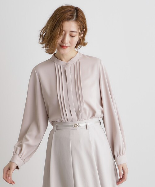 grove(グローブ)の「2WAYタックスリーブブラウス(シャツ/ブラウス・レディース・ピンク/オフホワイト/ホワイト系3・01/02/03/04/05)」の3枚目の写真