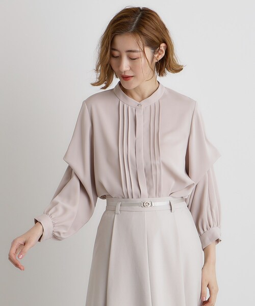 grove(グローブ)の「2WAYタックスリーブブラウス(シャツ/ブラウス・レディース・ピンク/オフホワイト/ホワイト系3・01/02/03/04/05)」の5枚目の写真