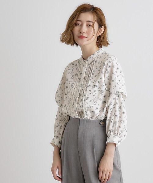 grove(グローブ)の「2WAYタックスリーブブラウス(シャツ/ブラウス・レディース・ピンク/オフホワイト/ホワイト系3・01/02/03/04/05)」の9枚目の写真