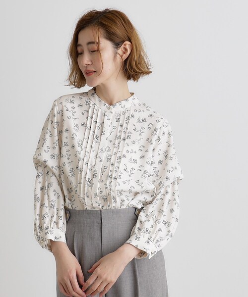 grove(グローブ)の「2WAYタックスリーブブラウス(シャツ/ブラウス・レディース・ピンク/オフホワイト/ホワイト系3・01/02/03/04/05)」の10枚目の写真