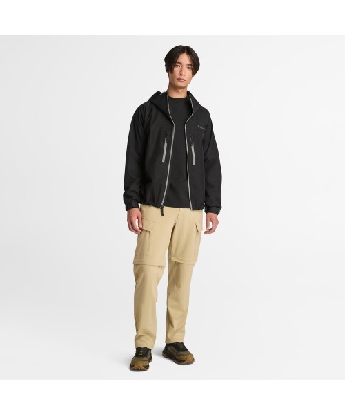 Timberland(ティンバーランド)の「メンズ モビ フレックス テック ウォータープルーフ ジャケット(防水)(その他アウター・メンズ・ブラック×ブラック・X-LARGE/SMALL/MEDIUM/LARGE/XX-LARGE)」の2枚目の写真