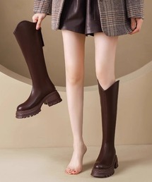 ロングブーツ 厚底ブーツレディース韓国風