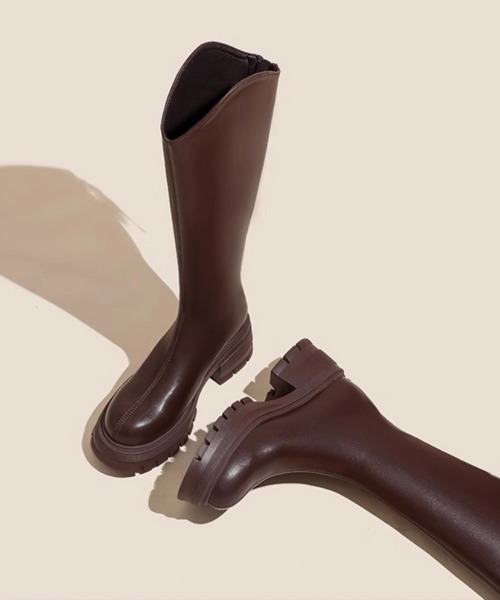Miniministore(ミニミニストア)の「ロングブーツ 厚底ブーツレディース韓国風(ブーツ・レディース・ブラック/ブラウン・25.0cm/24.0cm/23.0cm/24.5cm/23.5cm/22.5cm)」の19枚目の写真