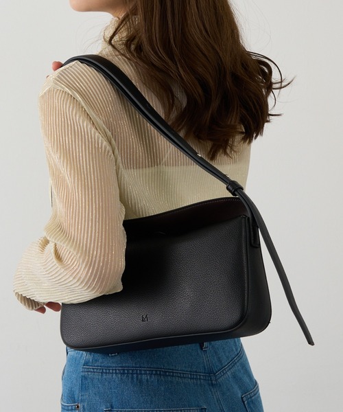 &MyuQ(アンドミューク)の「【&MyuQ】追加入荷 UPIS ソフトショルダーバッグ(ハンドバッグ・レディース・ブラック/ライトベージュ・FREE)」の15枚目の写真