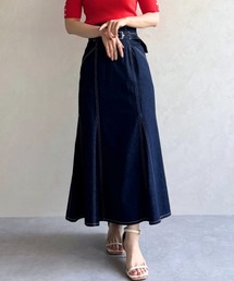 31 Sons de mode | ベルト付きデニムマーメイドスカート(スカート)