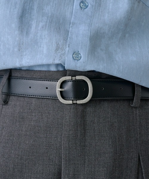 COLONY 2139（コロニートゥーワンスリーナイン）の「オーバルバックルベルト（ベルト・メンズ・ブラック・FREE）」の7枚目の写真