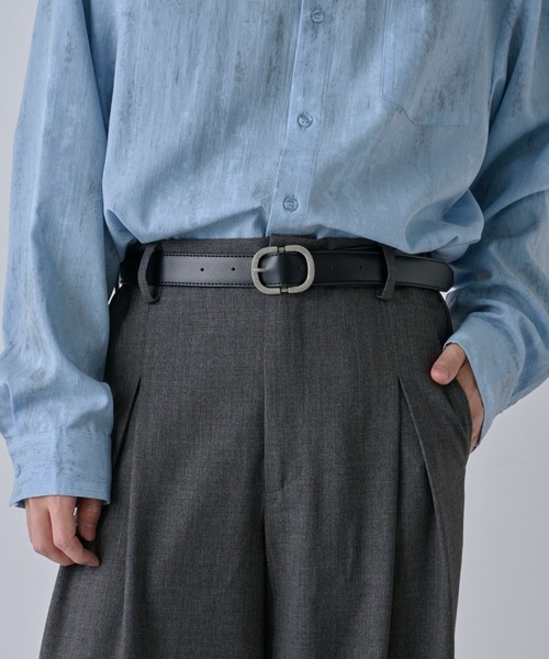 COLONY 2139（コロニートゥーワンスリーナイン）の「オーバルバックルベルト（ベルト・メンズ・ブラック・FREE）」の4枚目の写真