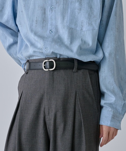 COLONY 2139（コロニートゥーワンスリーナイン）の「オーバルバックルベルト（ベルト・メンズ・ブラック・FREE）」の5枚目の写真