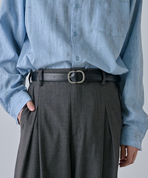 COLONY 2139（コロニートゥーワンスリーナイン）の「オーバルバックルベルト（ベルト・メンズ・ブラック・FREE）」の6枚目の写真