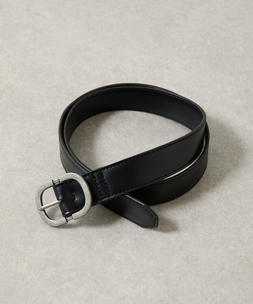 COLONY 2139（コロニートゥーワンスリーナイン）の「オーバルバックルベルト（ベルト・メンズ・ブラック・FREE）」の2枚目の写真