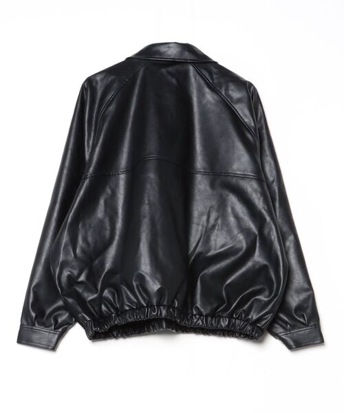 BROKEN BASE（ブロークンベース）の「フェイクレザーブルゾン（ブルゾン・メンズ・ブラウン系/ブラック系・LARGE/MEDIUM/SMALL）」の11枚目の写真