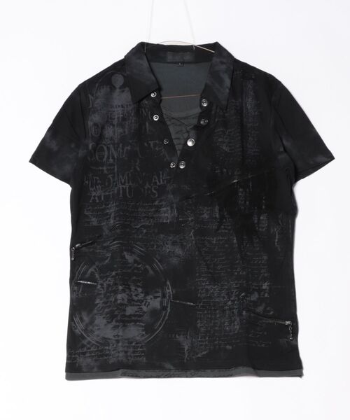 ARCHIVER(アーカイバ)の「●Growth by Grail●ジオメトリックデザインVネックT(Tシャツ/カットソー・メンズ・その他3/その他1/その他2・LARGE/MEDIUM)」の3枚目の写真