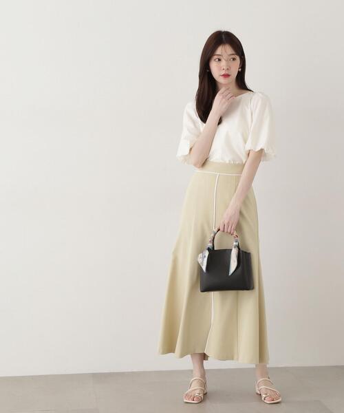 PROPORTION BODY DRESSING(プロポーションボディドレッシング)の「フロントスリットマーメイドスカート / 1215120304(スカート・レディース・ベージュ/イエロー/ダークグレー・SMALL/MEDIUM)」の22枚目の写真