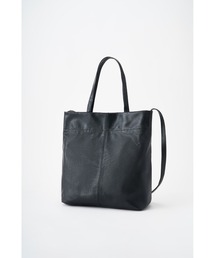 U 遊（ユウ）の「【U/遊】ゴートレザー2WAY TOTEBAG /山羊革 /本革（トートバッグ）」