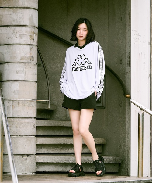 【4点セット】◆Kappa◆ サンバイザー キュロット ◆FILA◆ シャツ セール】【Kappa】4点セット水着 ゲームシャツ（水着）｜Kappa