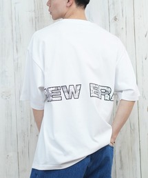 【ムラサキスポーツ限定】NEW ERA/ニューエラ SS 半袖Tシャツ バックプリント 14670922/14670923/14670924