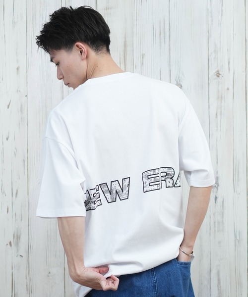 NEW ERA（ニューエラ）の「【ムラサキスポーツ限定】NEW ERA/ニューエラ SS 半袖Tシャツ バックプリント 14670922/14670923/14670924（Tシャツ/カットソー・メンズ・ブラック/ホワイト/ストーン・XXL/M/L/XL）」の5枚目の写真