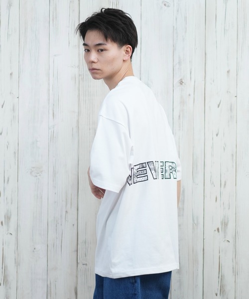 NEW ERA（ニューエラ）の「【ムラサキスポーツ限定】NEW ERA/ニューエラ SS 半袖Tシャツ バックプリント 14670922/14670923/14670924（Tシャツ/カットソー・メンズ・ブラック/ホワイト/ストーン・XXL/M/L/XL）」の6枚目の写真