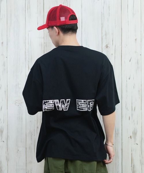 NEW ERA（ニューエラ）の「【ムラサキスポーツ限定】NEW ERA/ニューエラ SS 半袖Tシャツ バックプリント 14670922/14670923/14670924（Tシャツ/カットソー・メンズ・ブラック/ホワイト/ストーン・XXL/M/L/XL）」の16枚目の写真