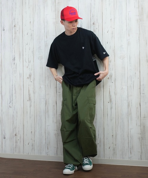 NEW ERA（ニューエラ）の「【ムラサキスポーツ限定】NEW ERA/ニューエラ SS 半袖Tシャツ バックプリント 14670922/14670923/14670924（Tシャツ/カットソー・メンズ・ブラック/ホワイト/ストーン・XXL/M/L/XL）」の18枚目の写真