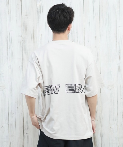 NEW ERA（ニューエラ）の「【ムラサキスポーツ限定】NEW ERA/ニューエラ SS 半袖Tシャツ バックプリント 14670922/14670923/14670924（Tシャツ/カットソー・メンズ・ブラック/ホワイト/ストーン・XXL/M/L/XL）」の11枚目の写真