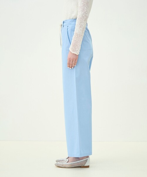 MACPHEE(マカフィー)の「コットンサージ ドローストリングパンツ(その他パンツ・レディース・ホワイト/カーキ/ライトピンク/ネイビー/ライトブルー・36/34/32/38)」の8枚目の写真
