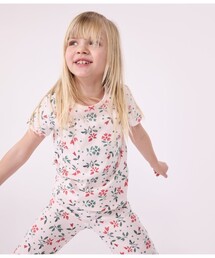マロン！プチバトー　長袖パジャマ　12ans 3点 PETIT BATEAU｜プチバトー（キッズ）のルームウェア/パジャマ