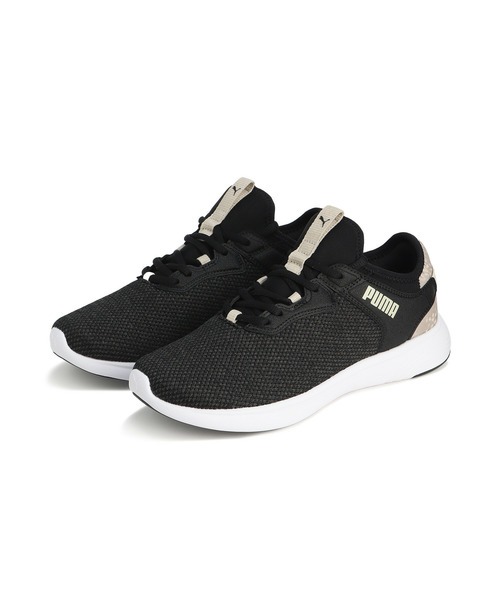 PUMA(プーマ)の「PUMA プーマ ウィメンズ ソフトライド バイタル 2 フェミ レオ ランニングシ(スニーカー・レディース・ブラック系その他/ベージュ系その他・22.0cm/25.0cm/24.5cm/26.0cm/25.5cm/23.0cm/22.5cm/24.0cm/23.5cm)」の3枚目の写真