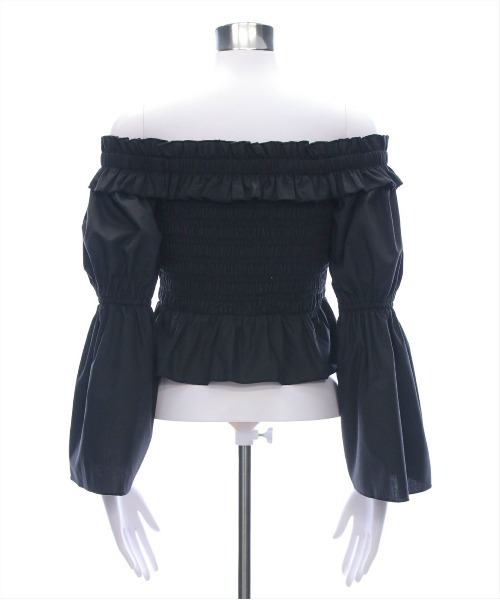 clear（クリア）の「フリルオフショルシャーリングブラウス［大人カジュアル 骨格ウェーブ］≪再入荷≫（シャツ/ブラウス・レディース・サックスブルー/ブラック/オフホワイト/ピンク・F）」の14枚目の写真