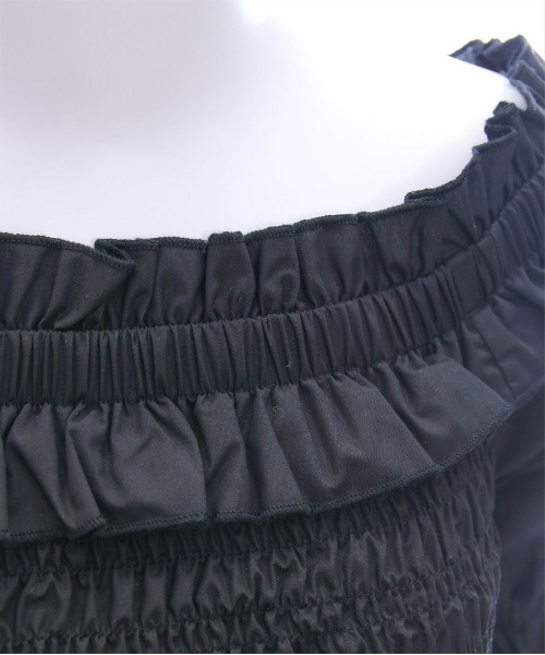 clear（クリア）の「フリルオフショルシャーリングブラウス［大人カジュアル 骨格ウェーブ］≪再入荷≫（シャツ/ブラウス・レディース・サックスブルー/ブラック/オフホワイト/ピンク・F）」の19枚目の写真