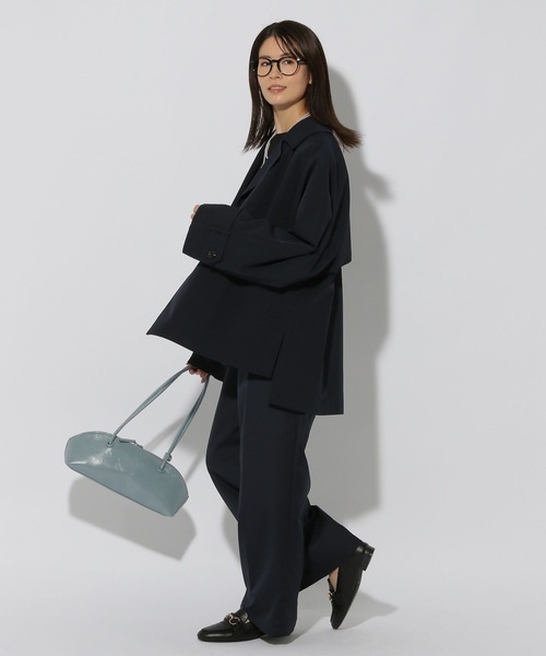 Elura（エルーラ）の「ショートトレンチコート/252087（トレンチコート・レディース・ライトベージュ/ネイビー・FREE）」の5枚目の写真