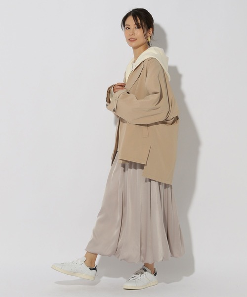 Elura（エルーラ）の「ショートトレンチコート/252087（トレンチコート・レディース・ライトベージュ/ネイビー・FREE）」の16枚目の写真
