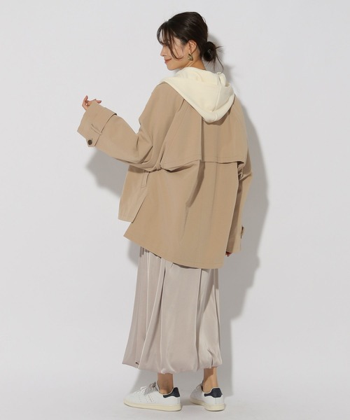 Elura（エルーラ）の「ショートトレンチコート/252087（トレンチコート・レディース・ライトベージュ/ネイビー・FREE）」の17枚目の写真