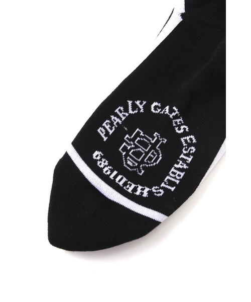 PEARLY GATES（パーリーゲイツ）の「【PEARLY GATES】ラインニーハイソックス (LADIES)（ソックス/靴下・レディース・ブラック/ネイビー・FREE）」の8枚目の写真