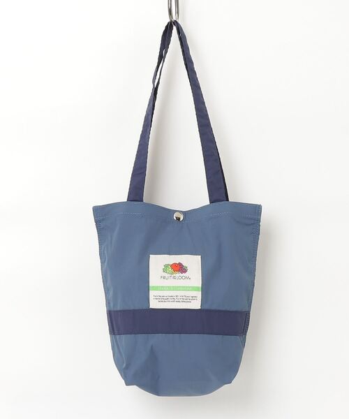 FRUIT OF THE LOOM（フルーツオブザルーム）の「FRUIT OF THE LOOM / FTL NYLON TOTEBAG M / 80310300（トートバッグ・レディース・グレー/チャコールグレー/ピンク/ミント/ネイビー/バイオレット/オリーブ/カーキ/ブルーグレー/オフホワイト/グリーン系その他・ONESIZE）」の4枚目の写真