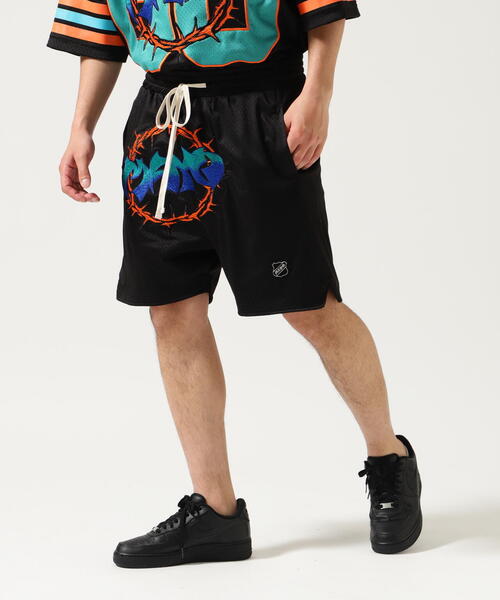 ROYAL FLASH(ロイヤルフラッシュ)の「MAYO/メイヨー/THORNS EMBROIDERY GAME SHORTS(その他パンツ・メンズ・ブラック/ブルー/ホワイト・M)」の11枚目の写真