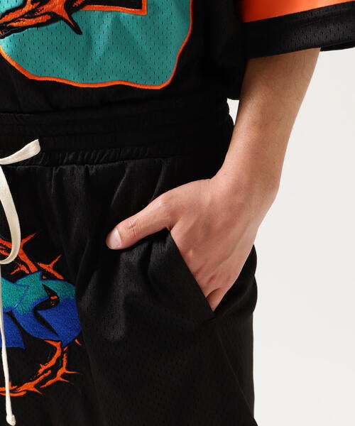 ROYAL FLASH(ロイヤルフラッシュ)の「MAYO/メイヨー/THORNS EMBROIDERY GAME SHORTS(その他パンツ・メンズ・ブラック/ブルー/ホワイト・M)」の17枚目の写真