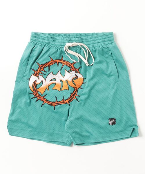 ROYAL FLASH(ロイヤルフラッシュ)の「MAYO/メイヨー/THORNS EMBROIDERY GAME SHORTS(その他パンツ・メンズ・ブラック/ブルー/ホワイト・M)」の8枚目の写真