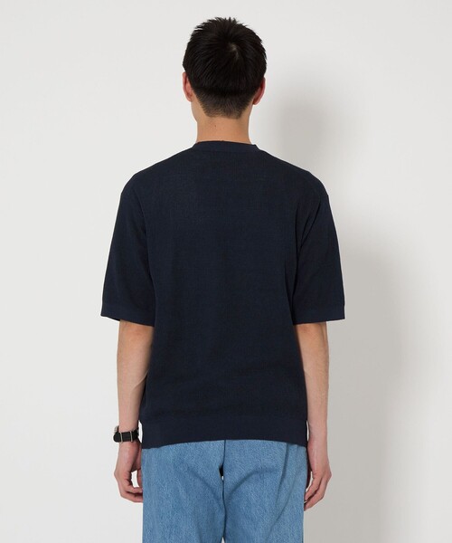 green label relaxing（グリーンレーベルリラクシング）の「ギマ ループ Tシャツ（Tシャツ/カットソー・メンズ・ネイビー/ライトグレー/ライラック・S/XL/M/L）」の15枚目の写真