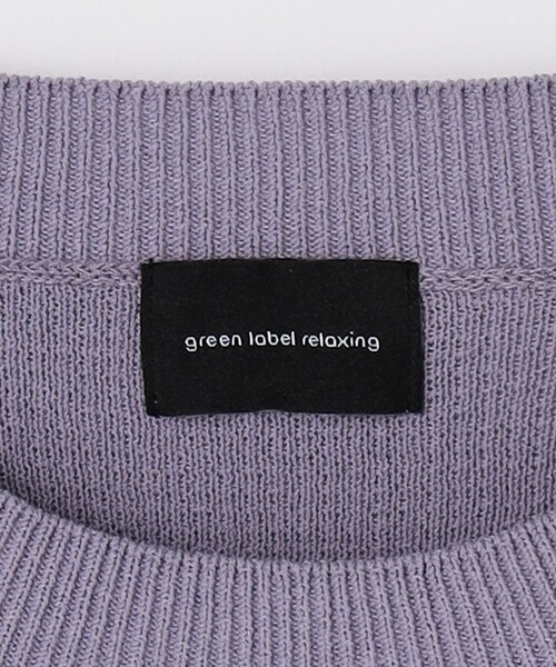 green label relaxing（グリーンレーベルリラクシング）の「ギマ ループ Tシャツ（Tシャツ/カットソー・メンズ・ネイビー/ライトグレー/ライラック・S/XL/M/L）」の22枚目の写真