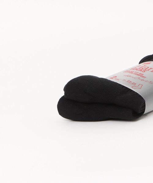 HANES（ヘインズ）の「【Hanes/ヘインズ】【締め付けにくい】クルーソックス 2足組 ソフトリブ・ハーフパイル 2P靴下 疲れにくい快適設計（ソックス/靴下・メンズ・ホワイト/ブラック/ネイビー・MEDIUM/SMALL）」の15枚目の写真