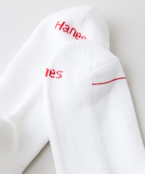 HANES（ヘインズ）の「【Hanes/ヘインズ】【締め付けにくい】クルーソックス 2足組 ソフトリブ・ハーフパイル 2P靴下 疲れにくい快適設計（ソックス/靴下・メンズ・ホワイト/ブラック/ネイビー・MEDIUM/SMALL）」の7枚目の写真