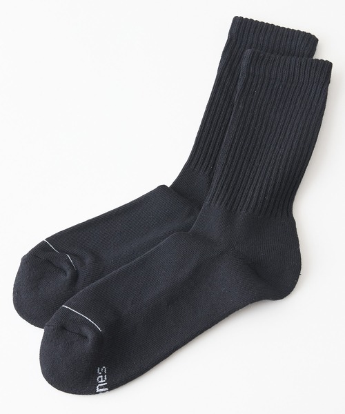 HANES（ヘインズ）の「【Hanes/ヘインズ】【締め付けにくい】クルーソックス 2足組 ソフトリブ・ハーフパイル 2P靴下 疲れにくい快適設計（ソックス/靴下・メンズ・ホワイト/ブラック/ネイビー・MEDIUM/SMALL）」の10枚目の写真